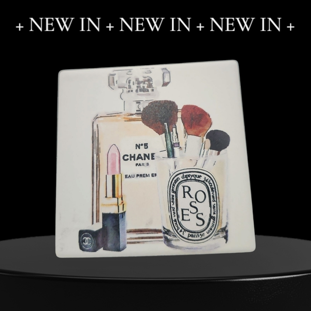 Chic Fashion-Themed Coaster Set - Picture 2 of 4